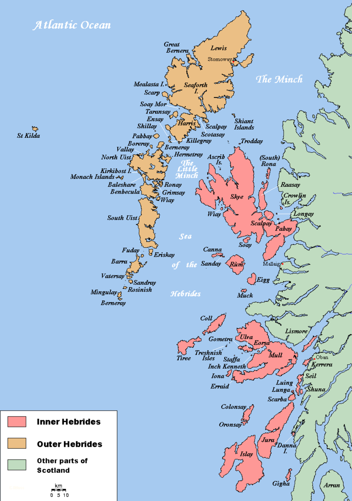 Inner and Outer Hebrides
